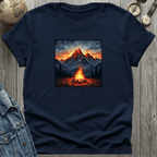 Campfire Beneath Peaks T-Shirt