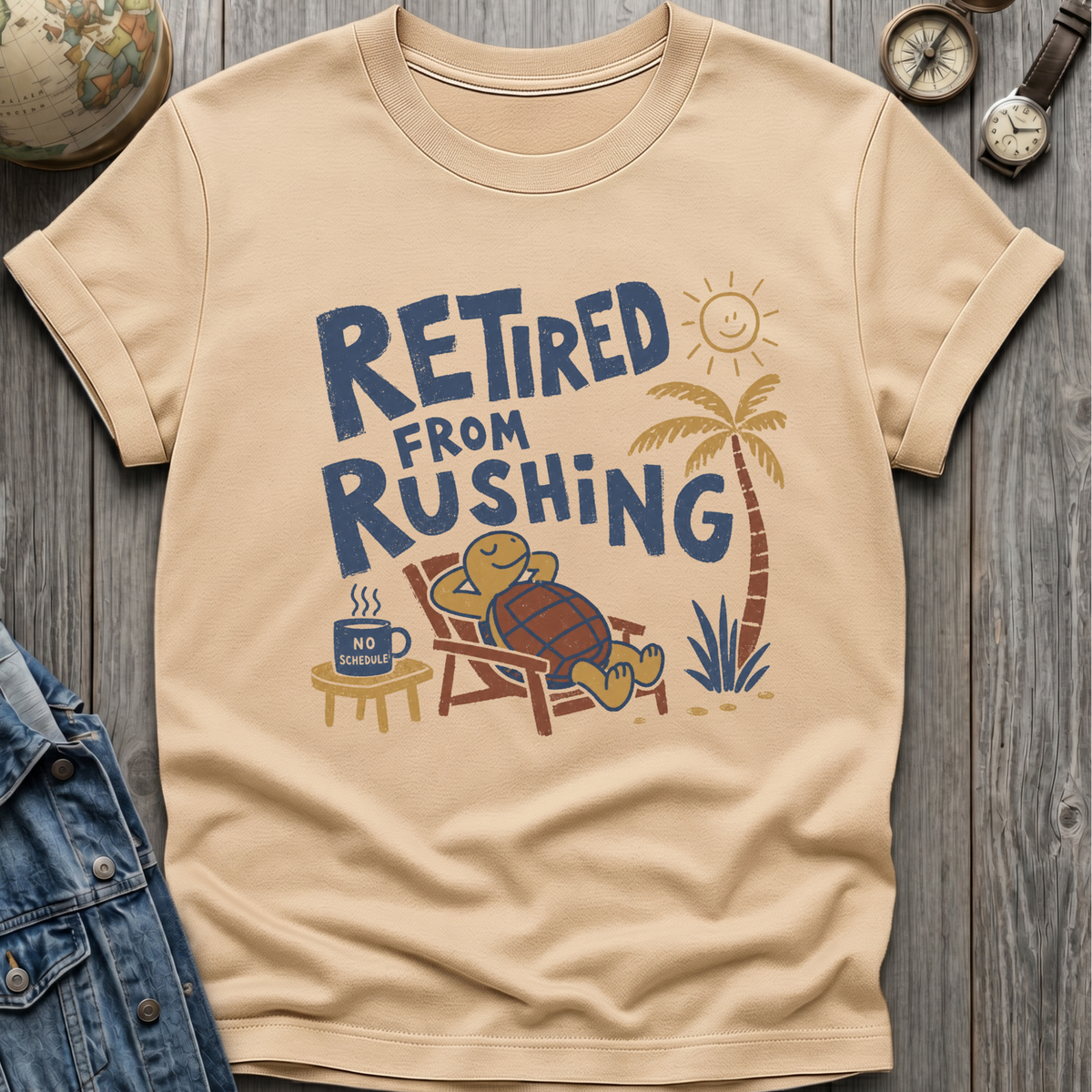 Retired From Rushing T-Shirt