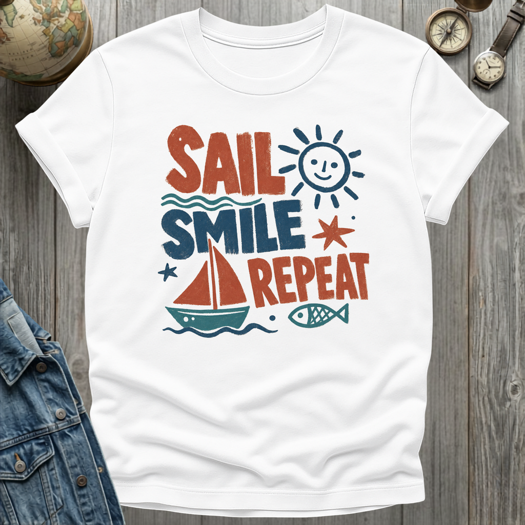 Sail Smile Repeat T-Shirt