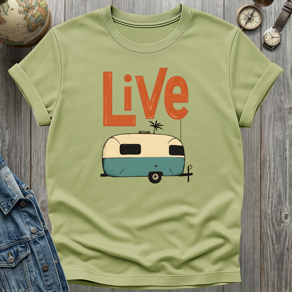 Live Solo Camper Retro T-Shirt