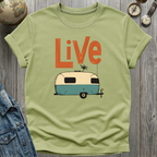 Live Solo Camper Retro T-Shirt