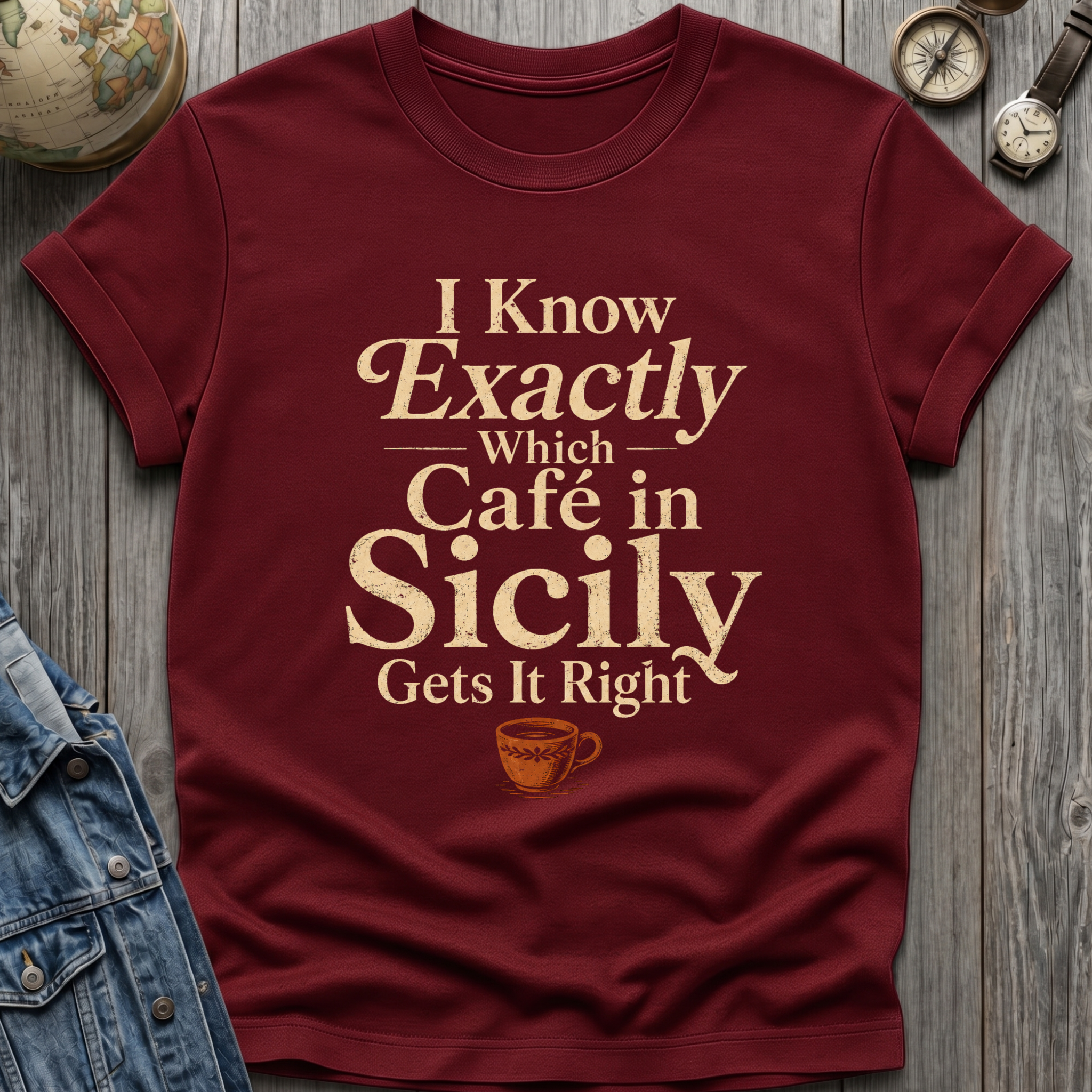Sicily Cafe T-Shirt