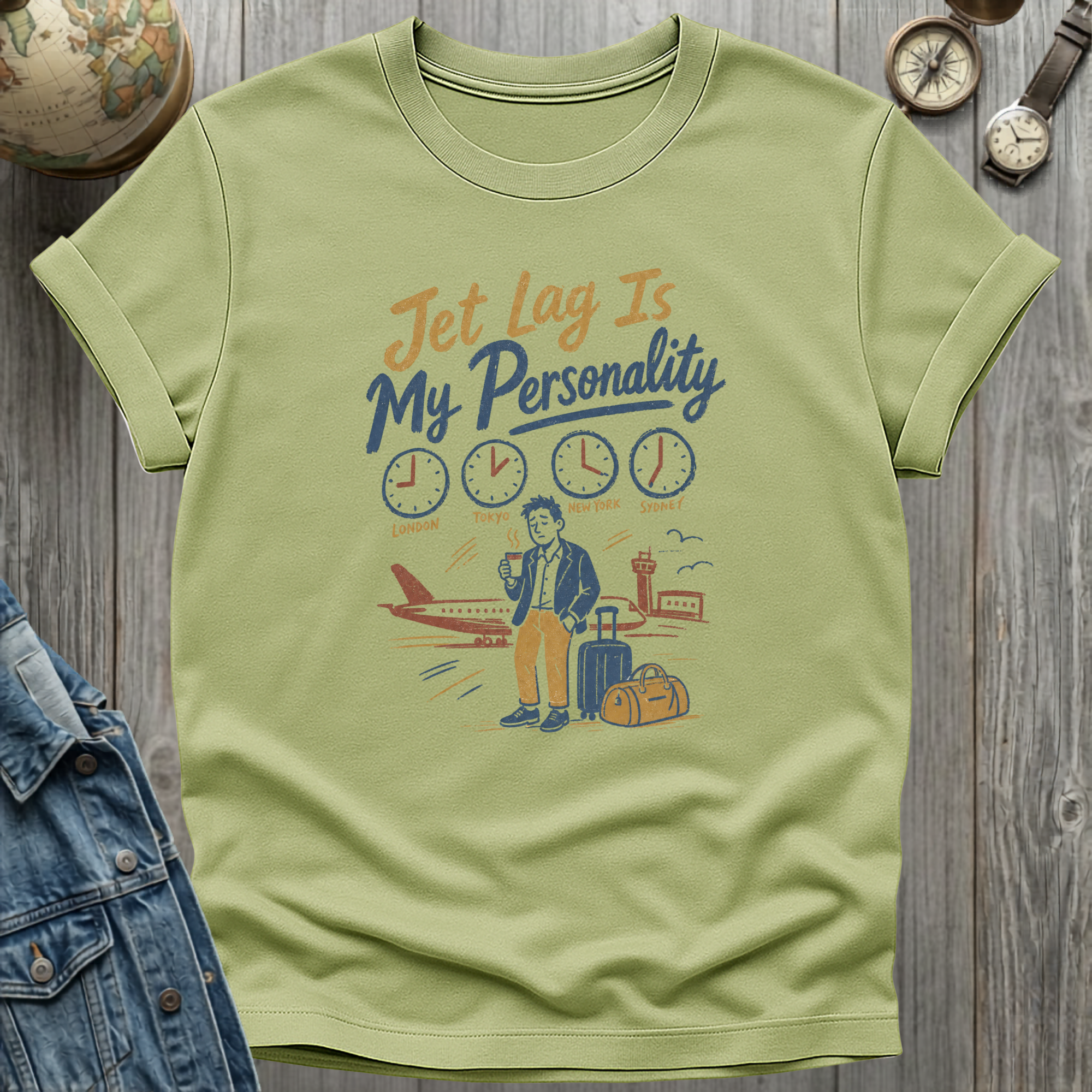 Jet Lag Clocks T-Shirt
