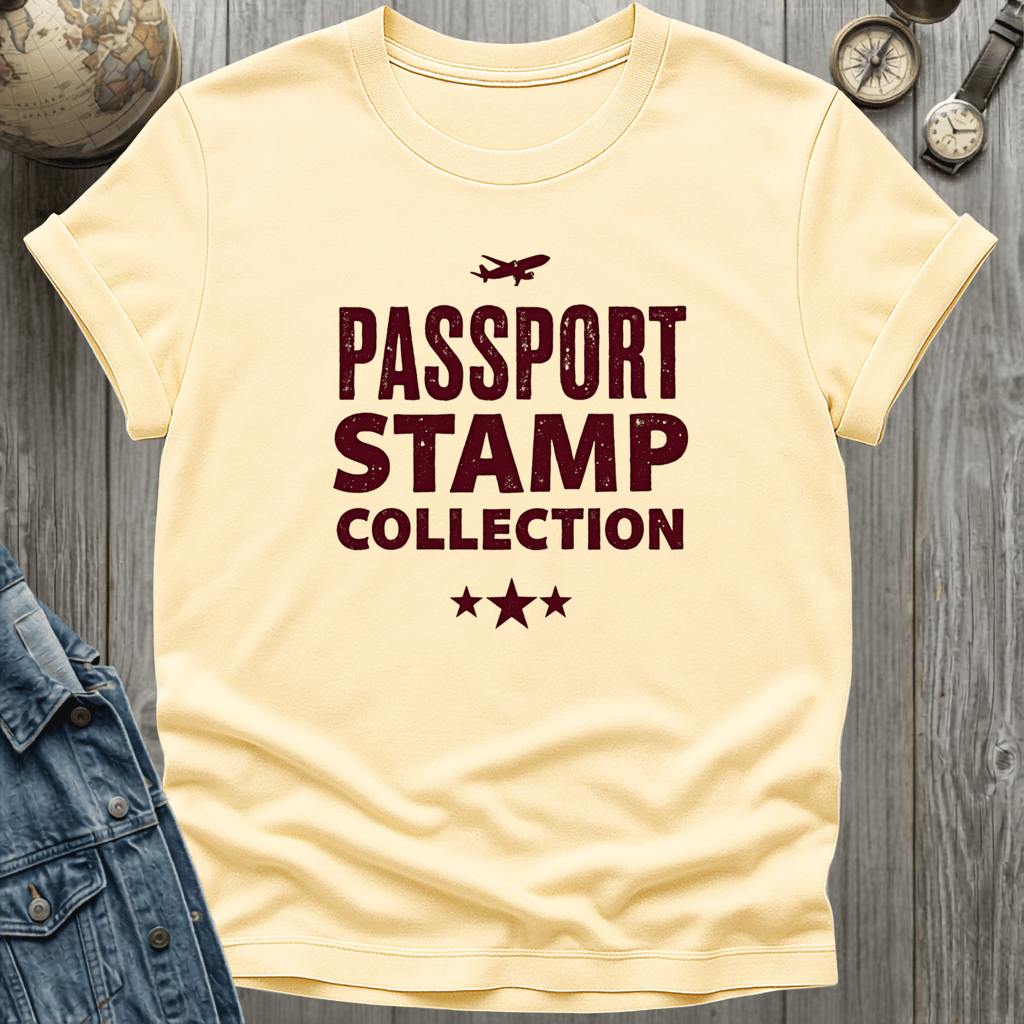 Passport Stamp Collection T-Shirt