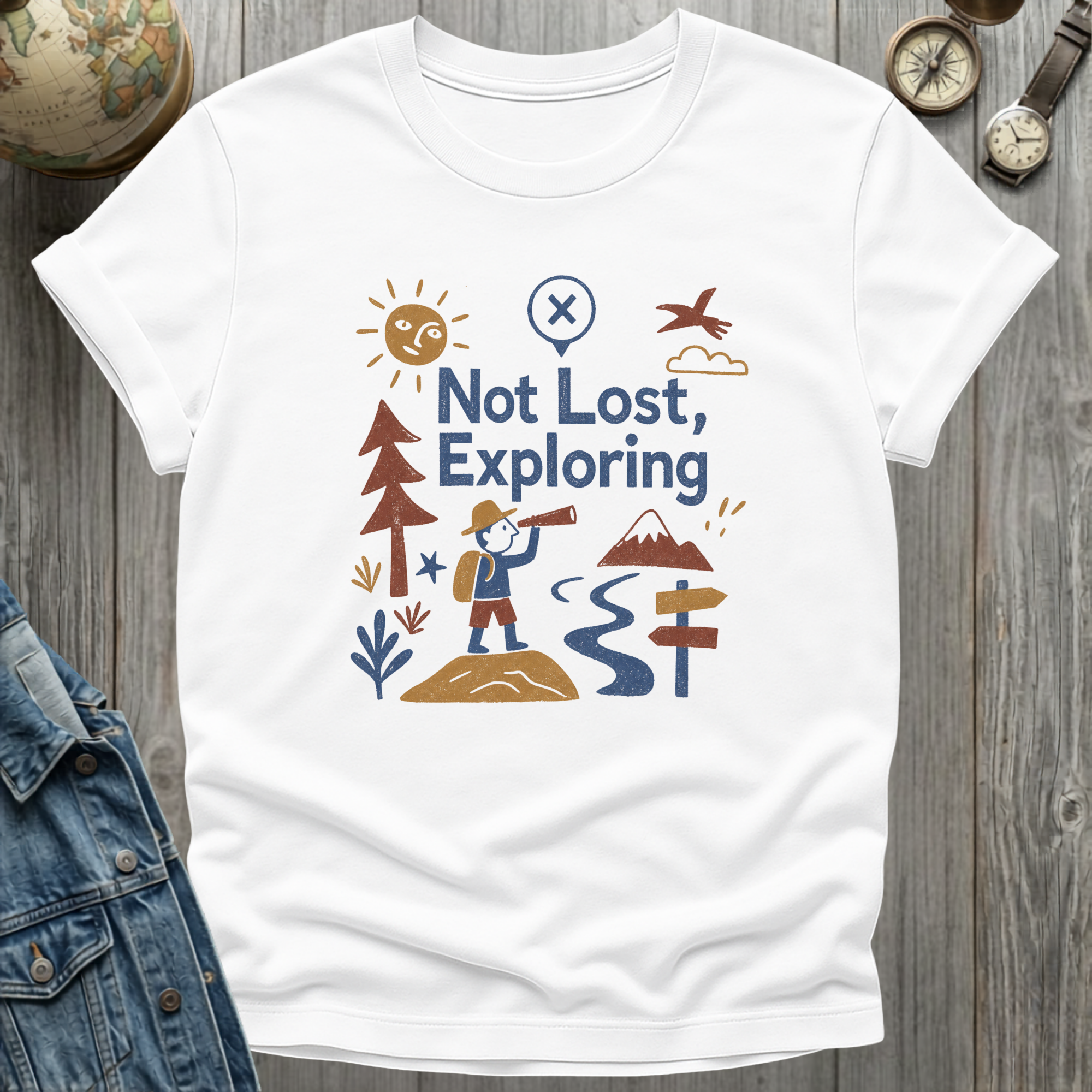 Not Lost, Exploring T-Shirt
