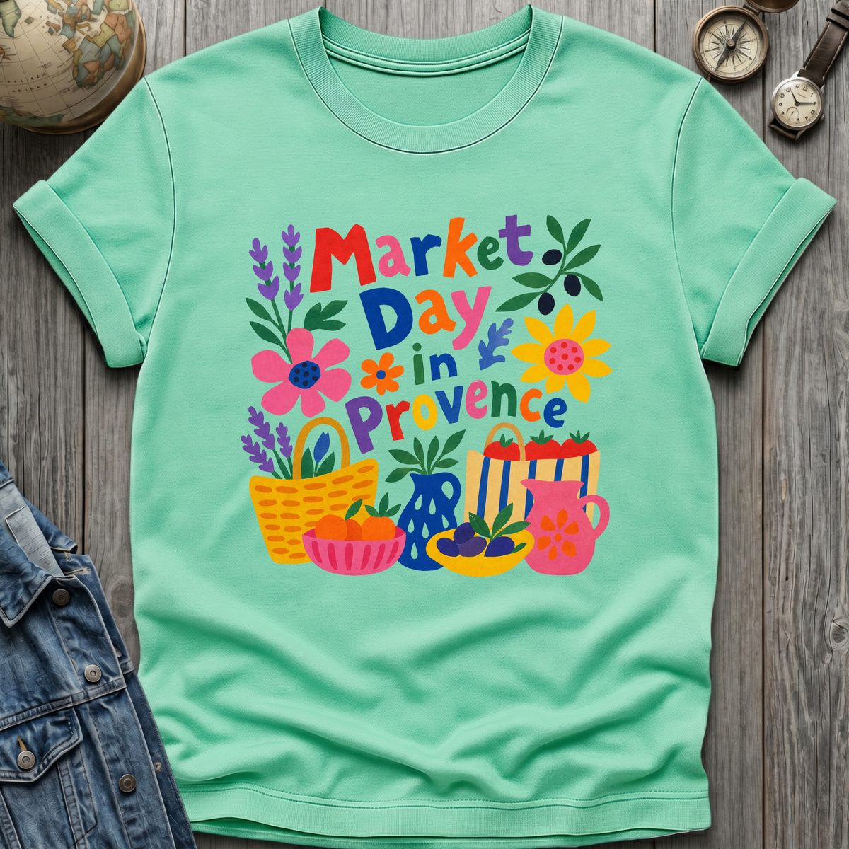 Market Day Provence Tee