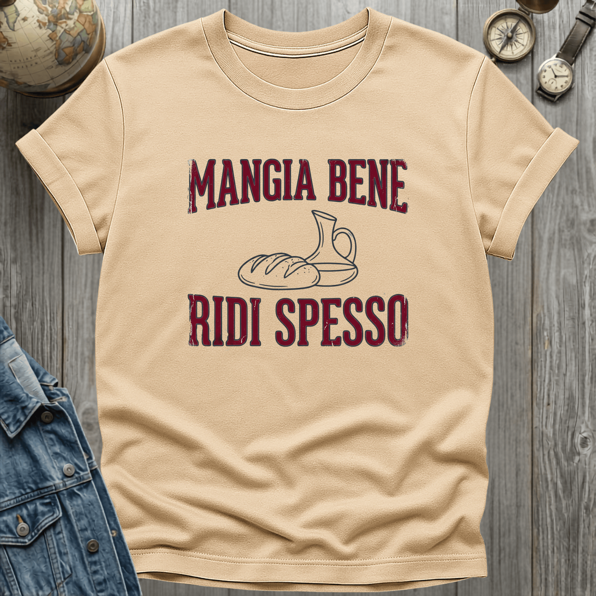 Mangia Bene Ridi Spesso T-Shirt