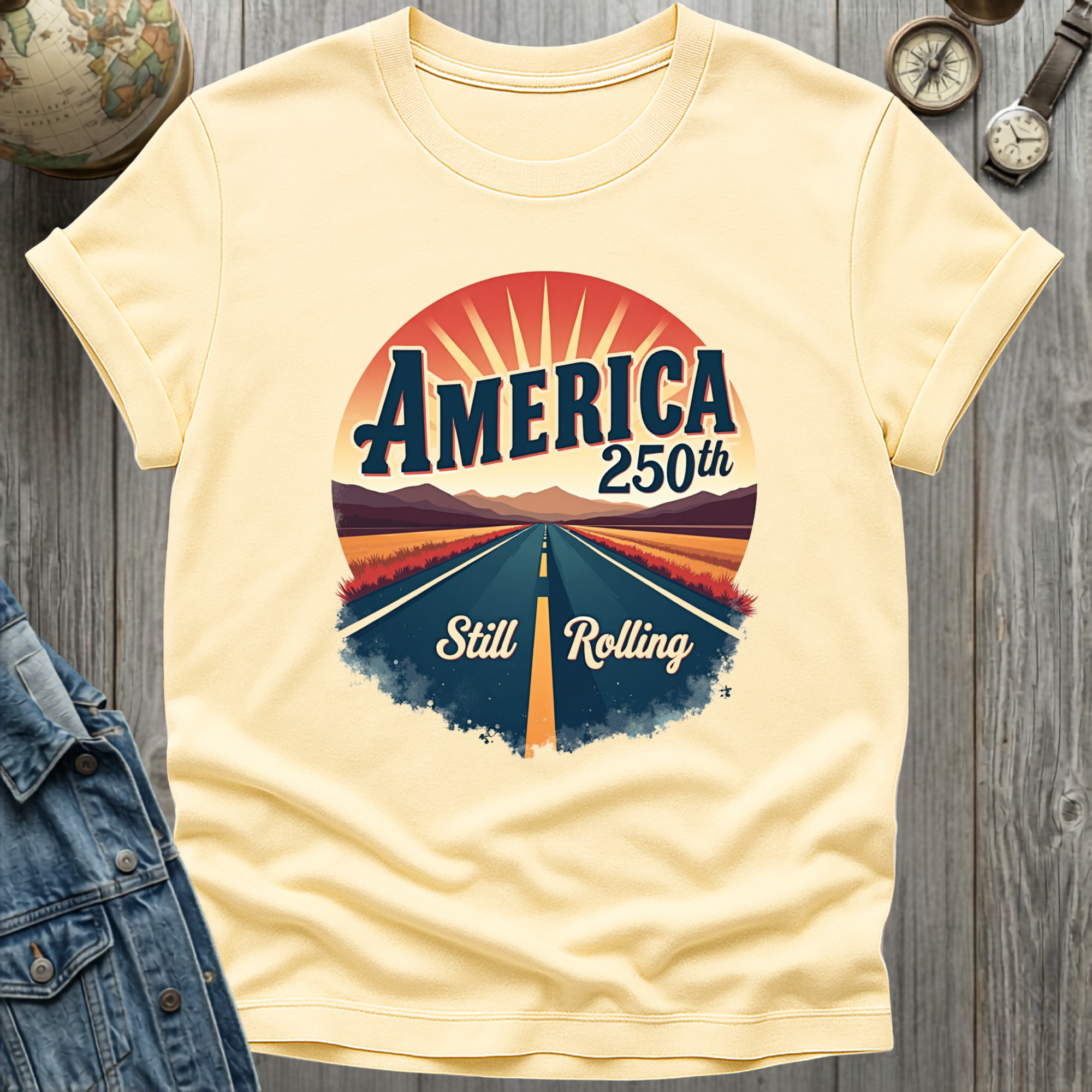 America 250th Badge T-Shirt