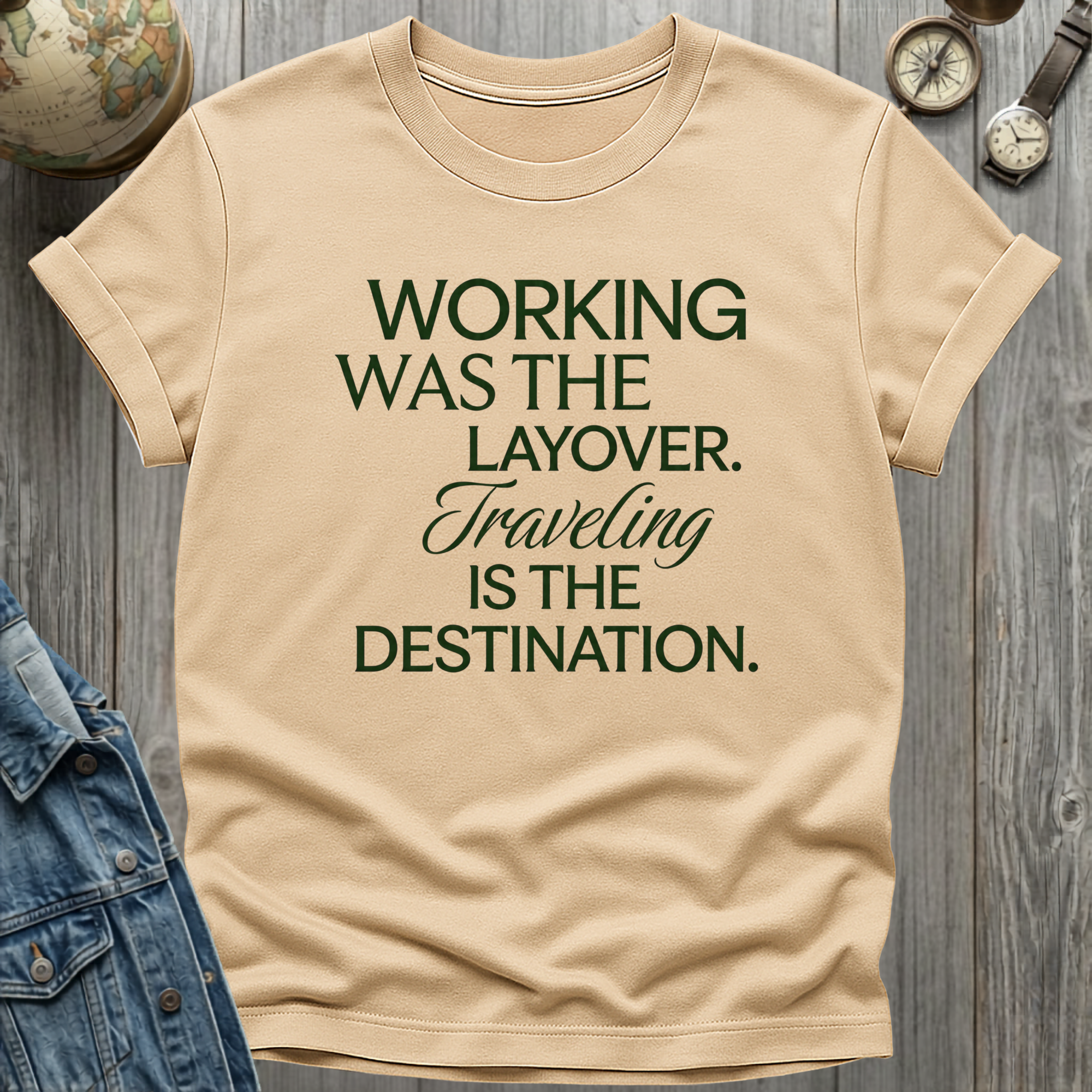 Working Traveling T-Shirt