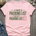Packing List T-Shirt