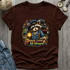Peace Love All Aboard Raccoon T-Shirt