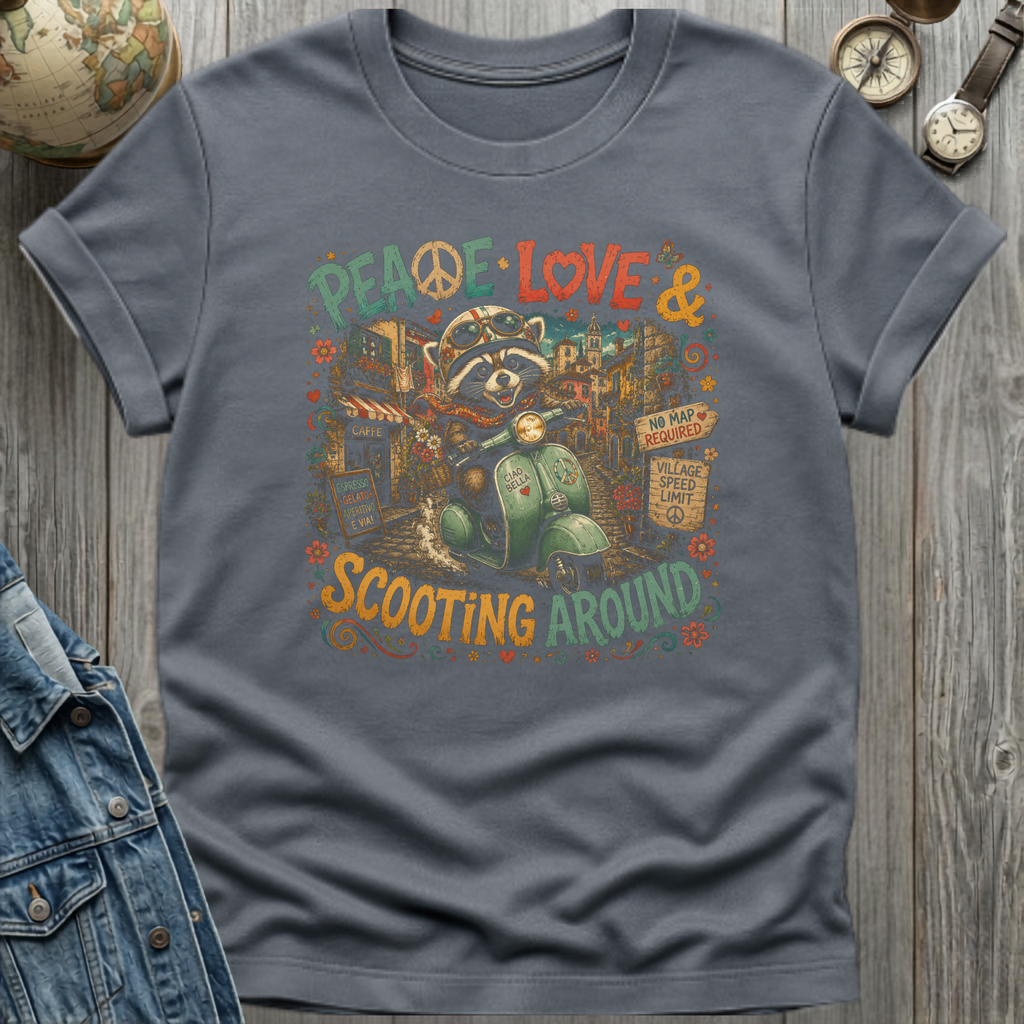 Peace Love Scoot T-Shirt