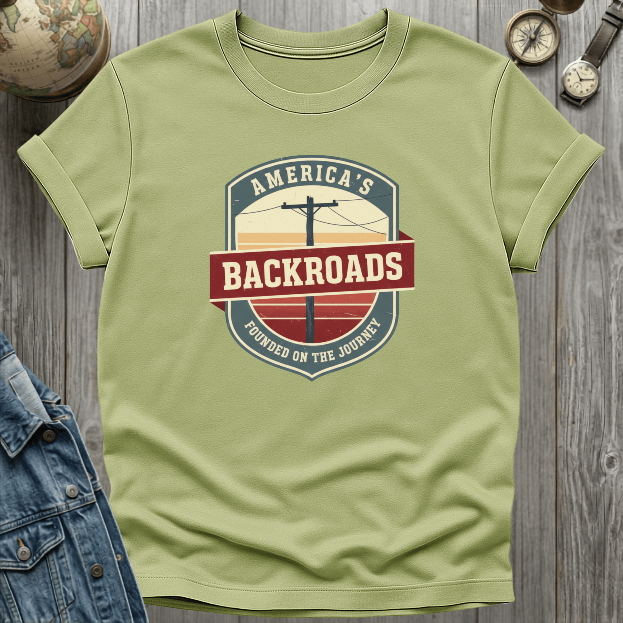 Backroads Badge T-Shirt