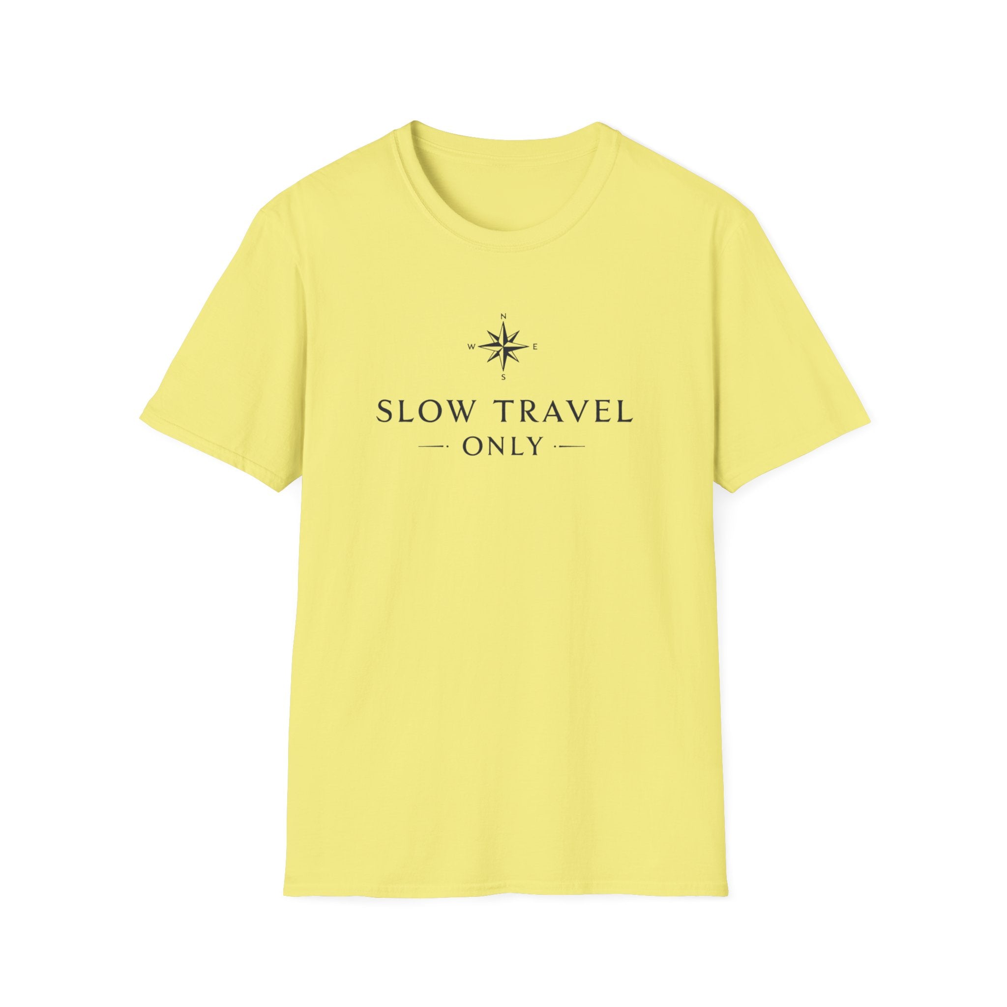 Slow Travel Only Compass T-Shirt