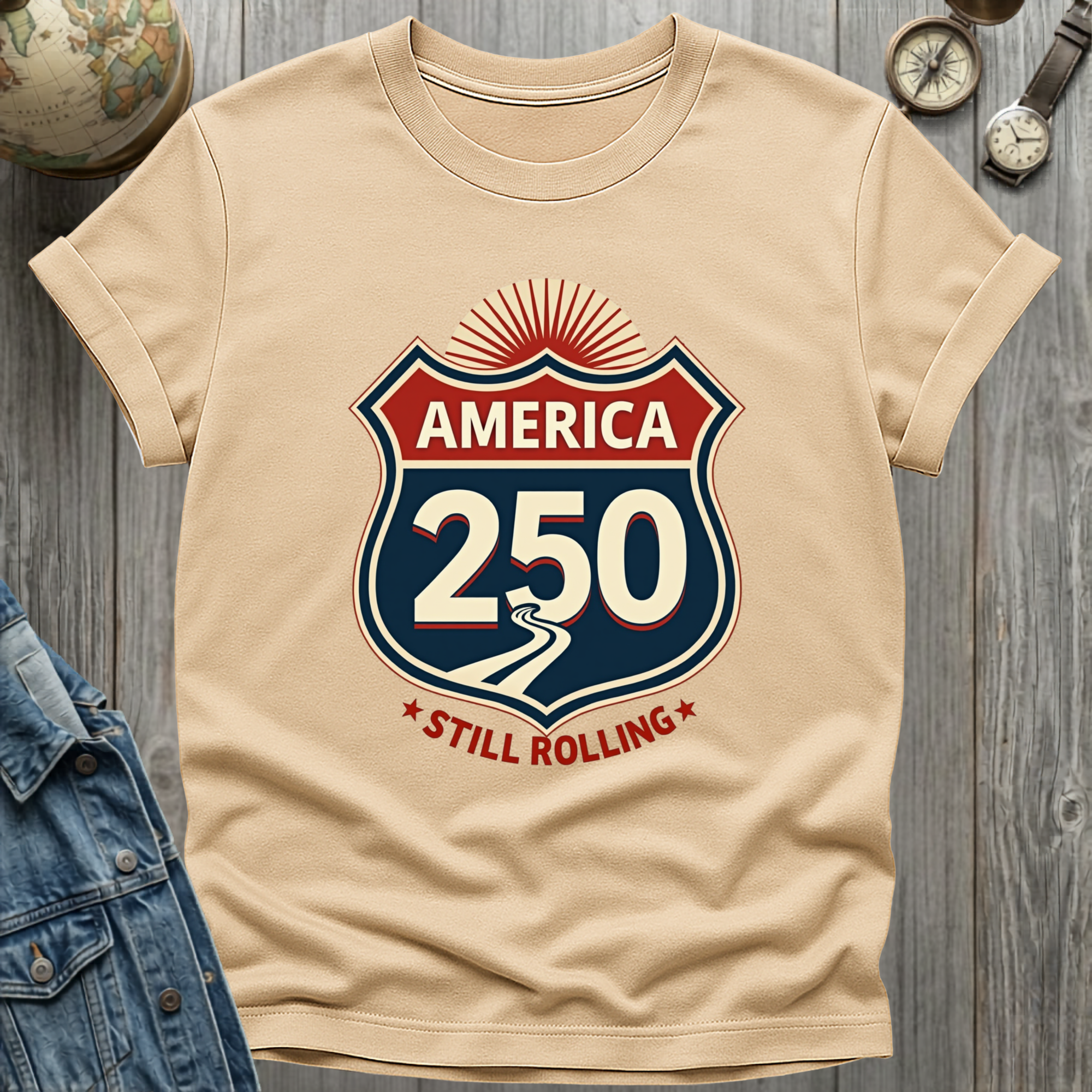America 250 Still Rolling T-Shirt
