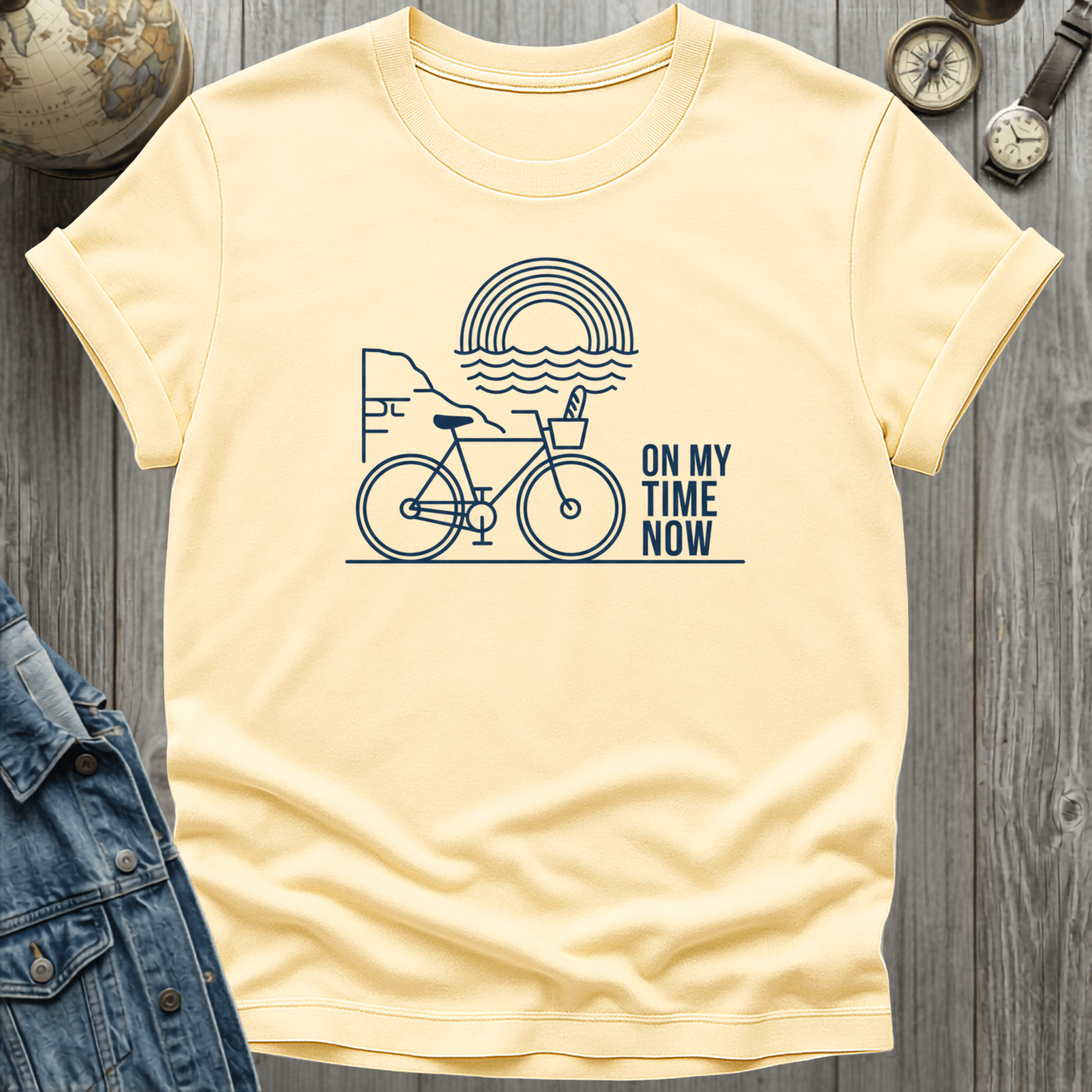 On My Time Now Bike T-Shirt