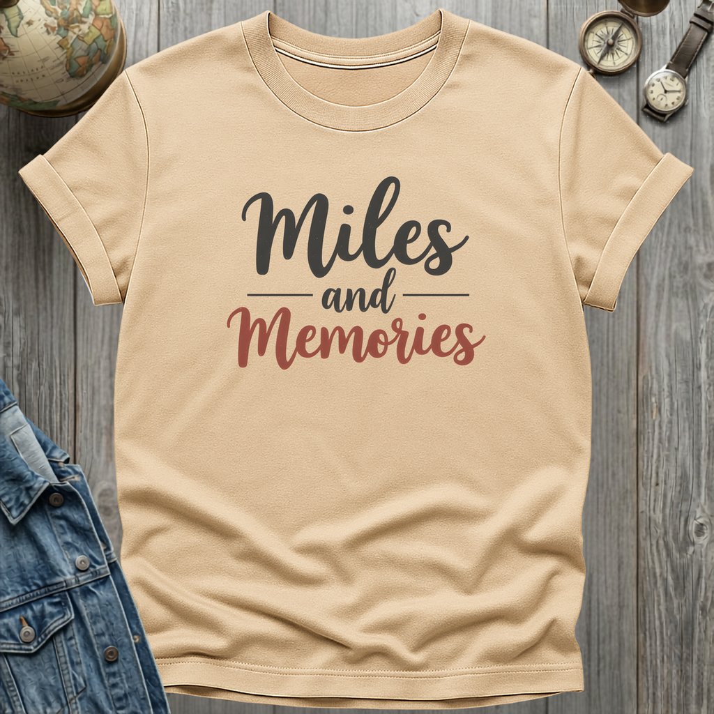 Miles and Memories Retro T-Shirt