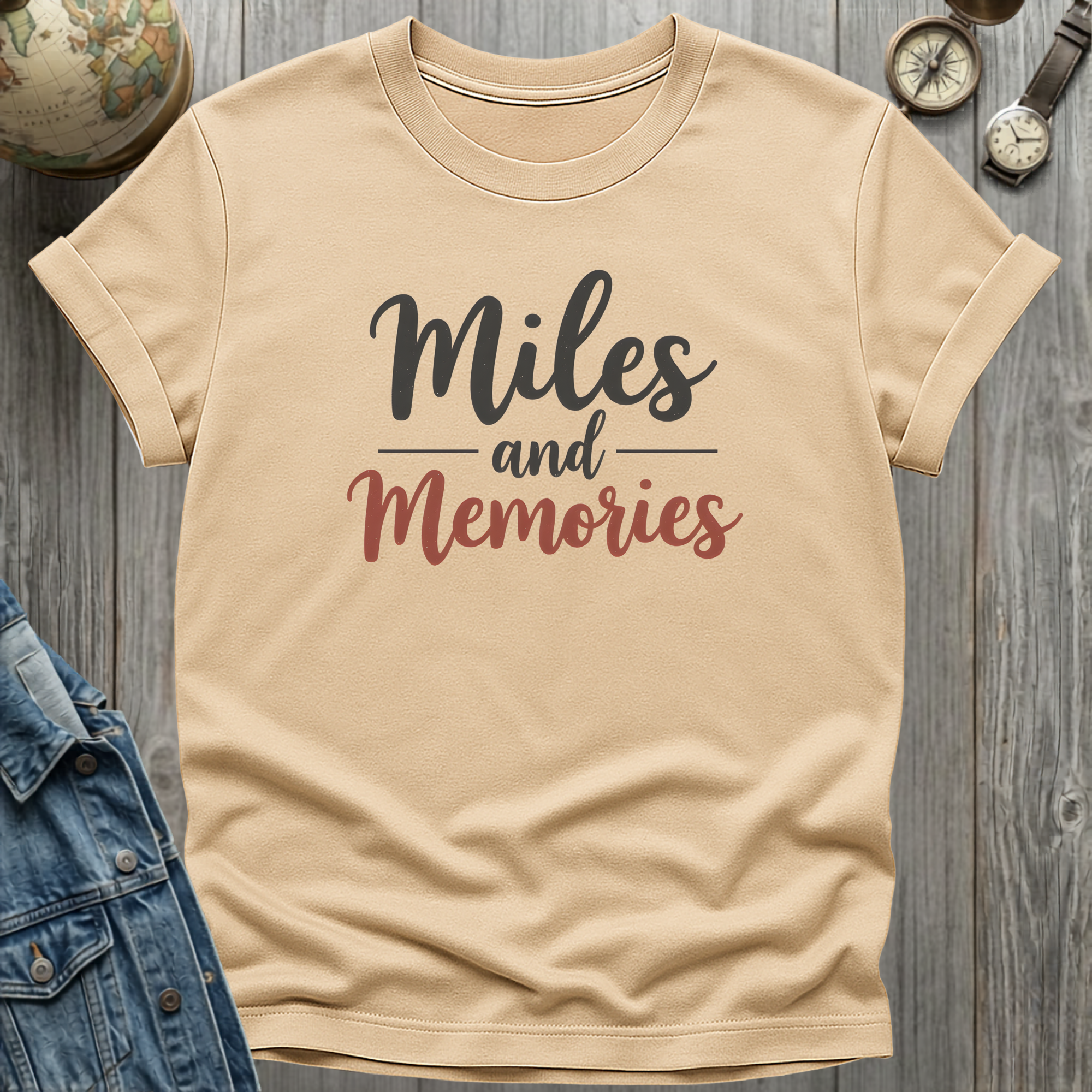 Miles and Memories Retro T-Shirt