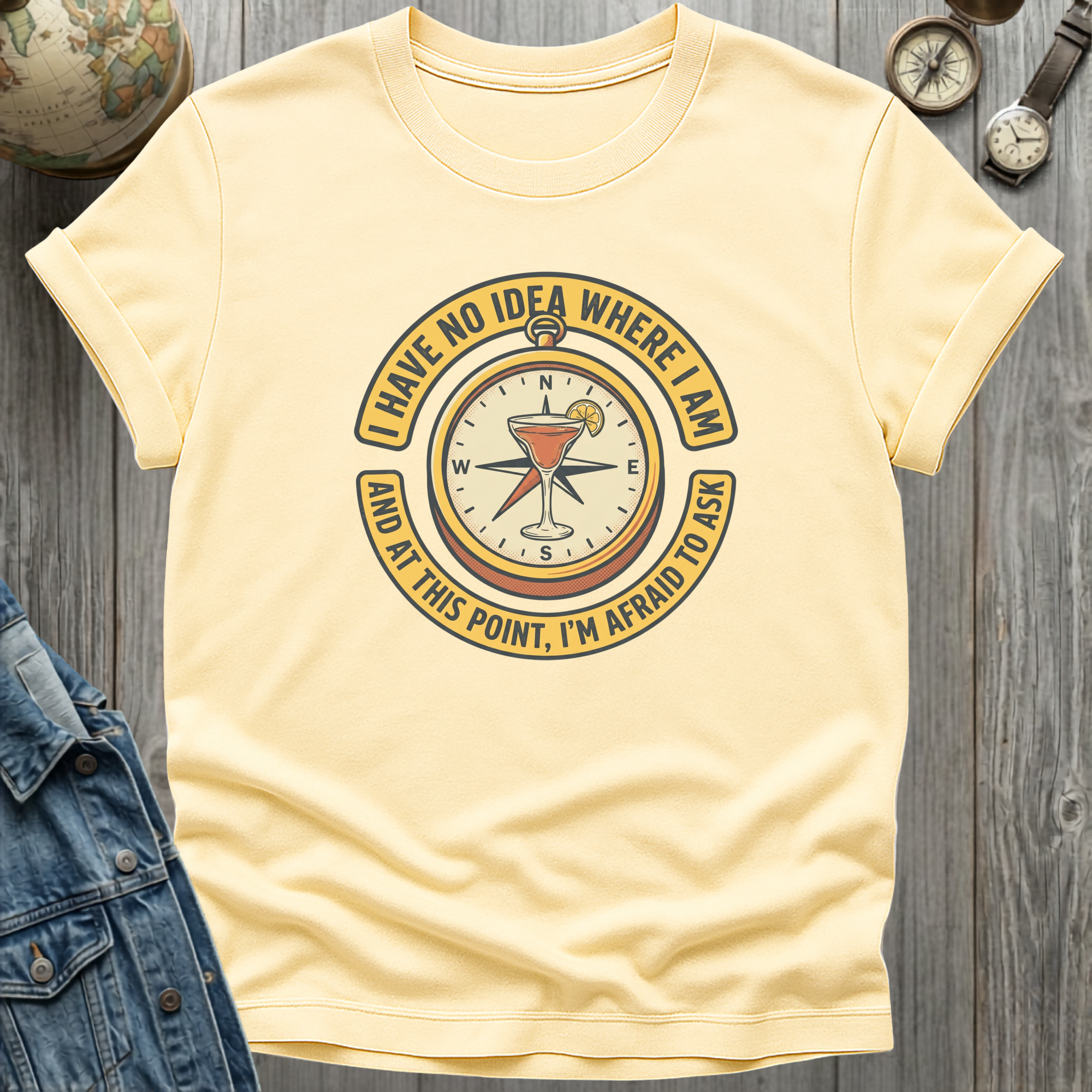 No Idea Where T-Shirt