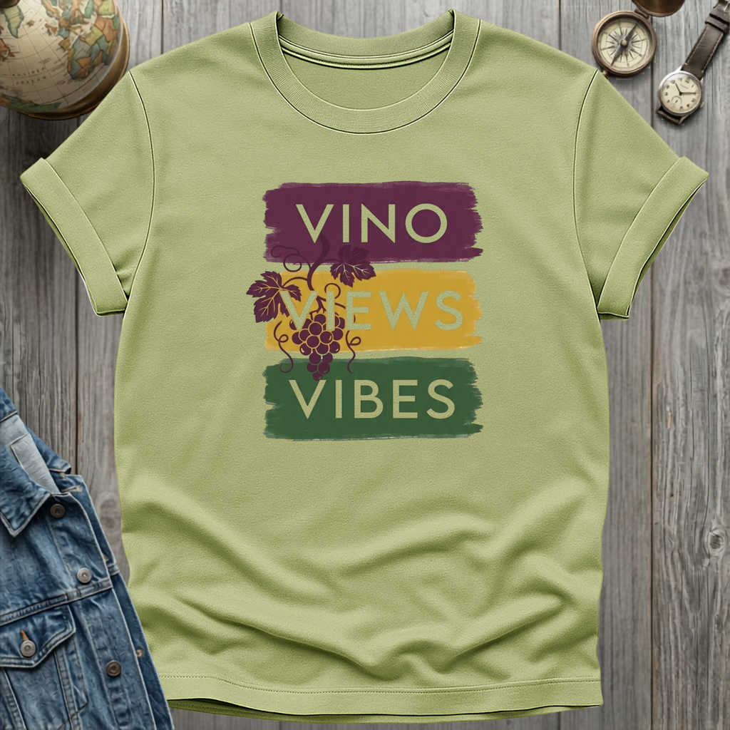 Vino Views Vibes T-Shirt