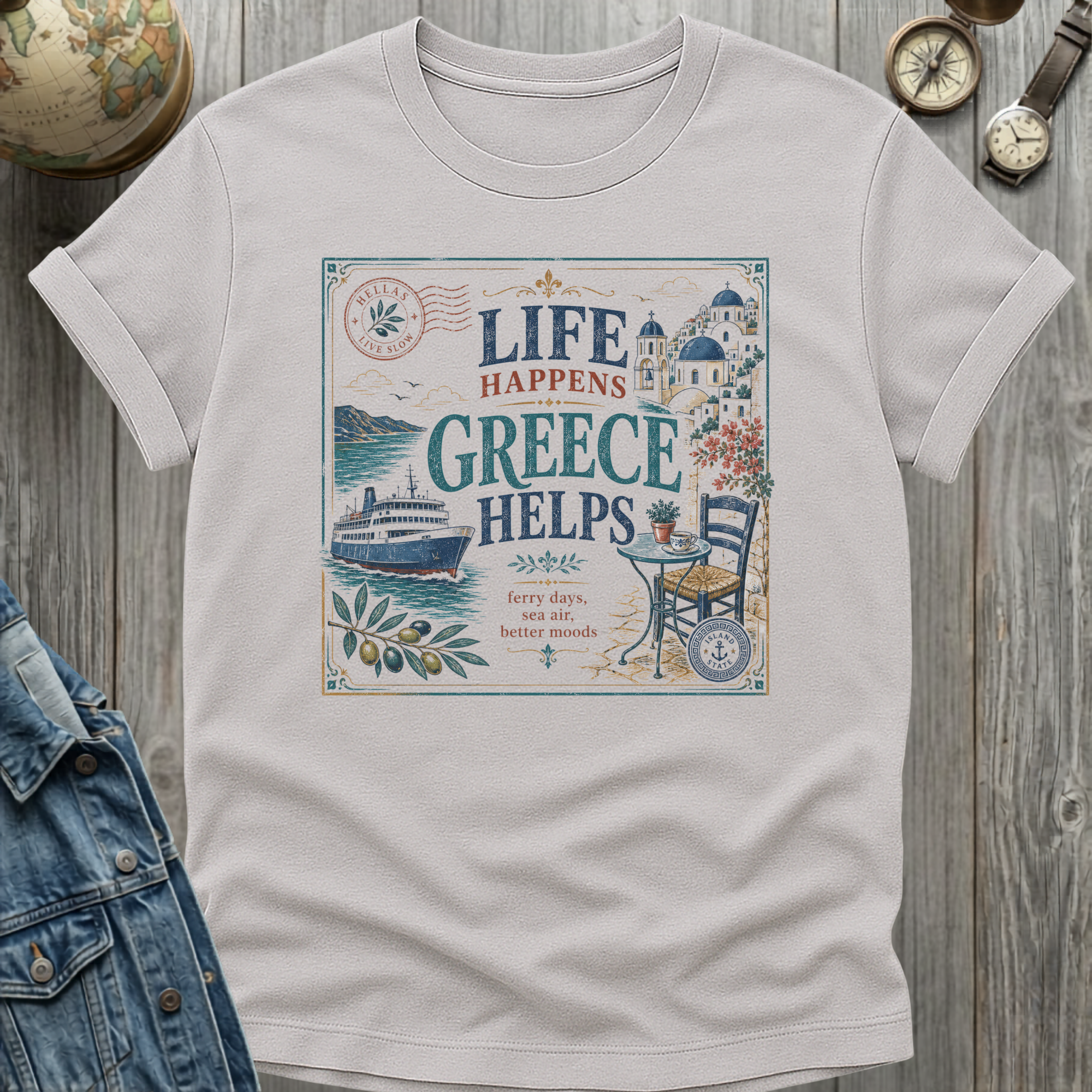 Greece Helps T-Shirt