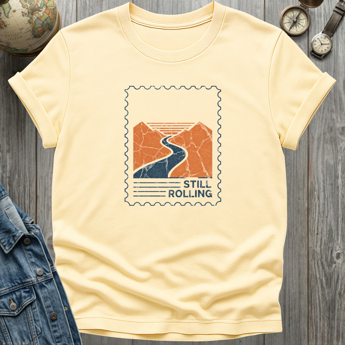 Still Rolling Stamp T-Shirt