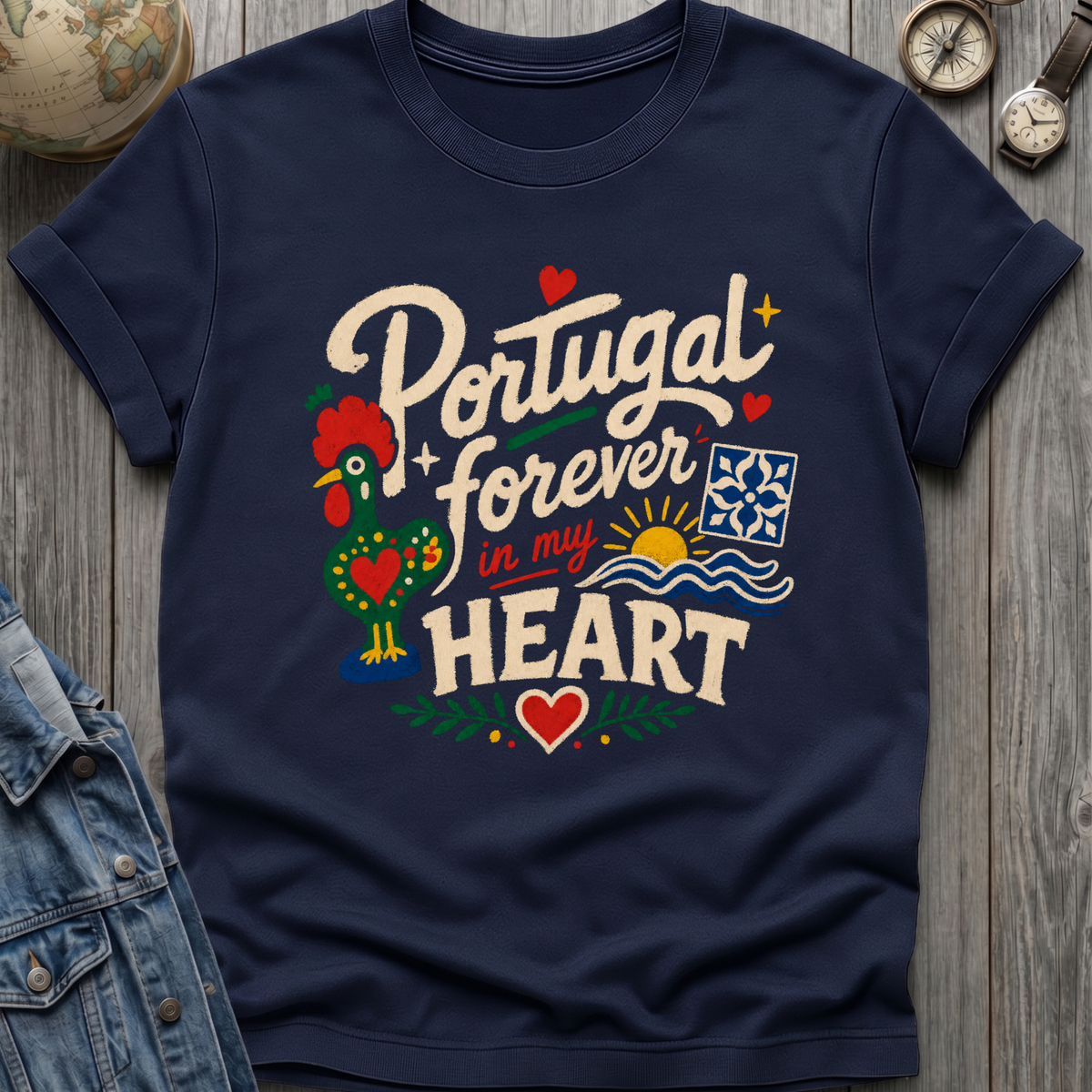 Portugal Heart T-Shirt