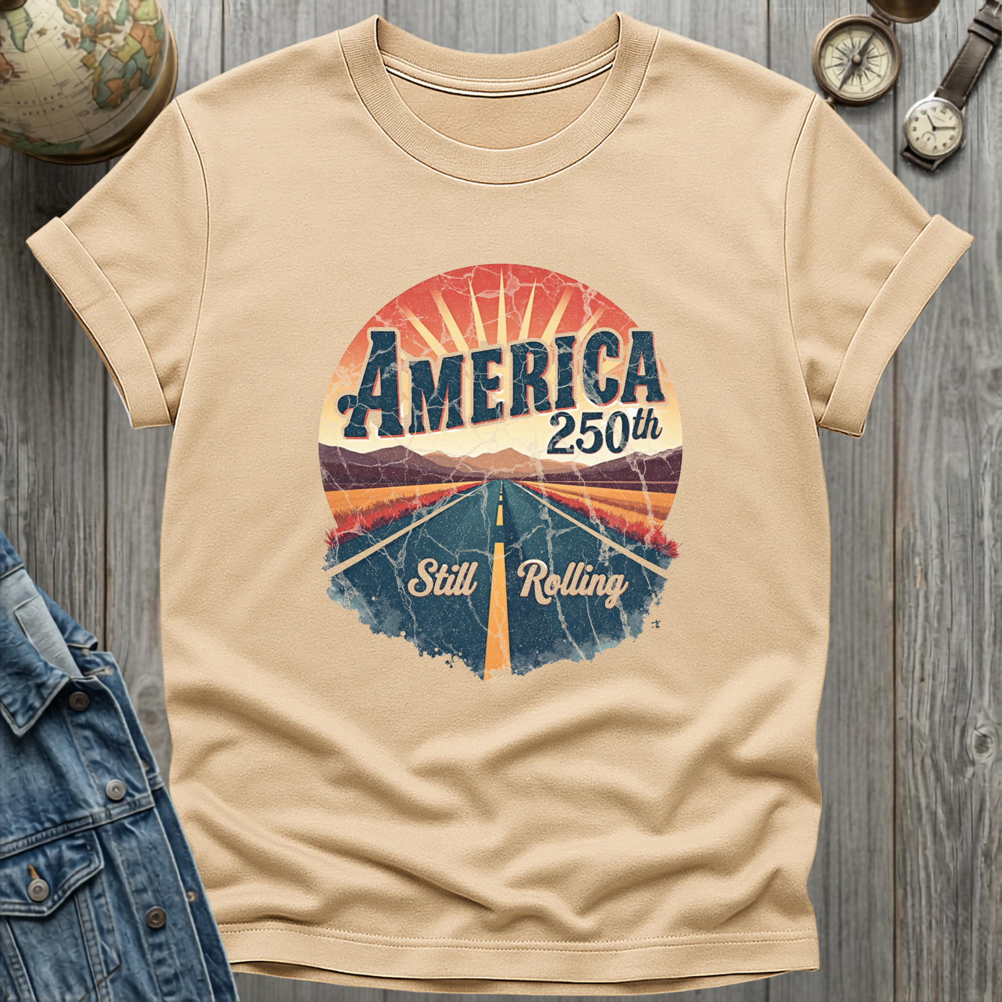 America 250th Badge T-Shirt