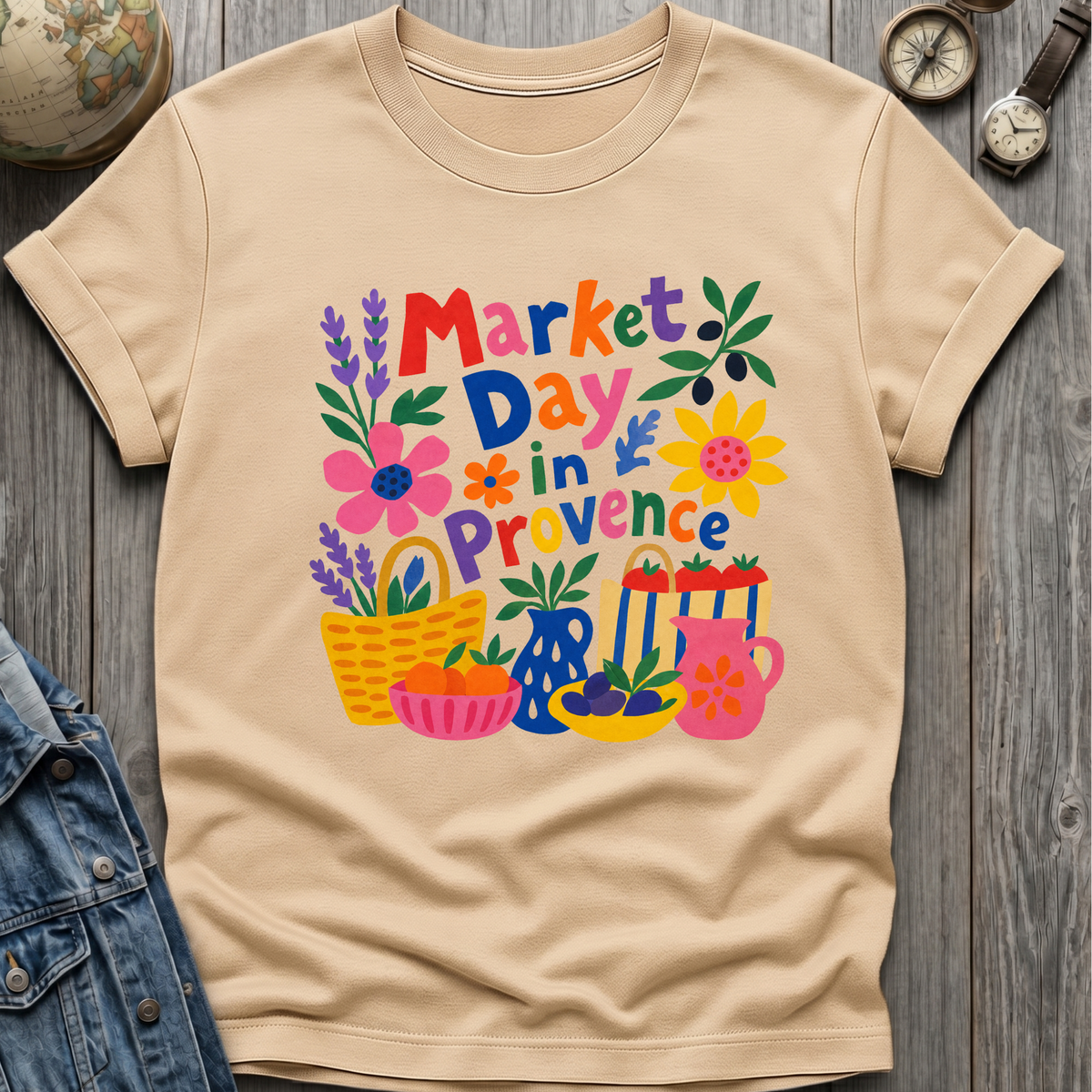 Market Day Provence Tee