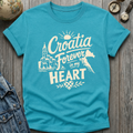 Croatia Heart T-Shirt