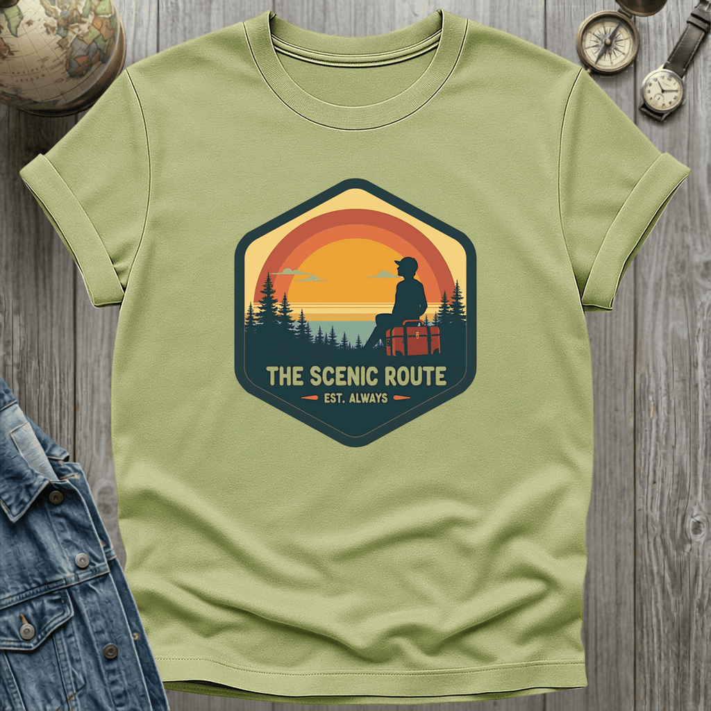 Scenic Route Est Always T-Shirt