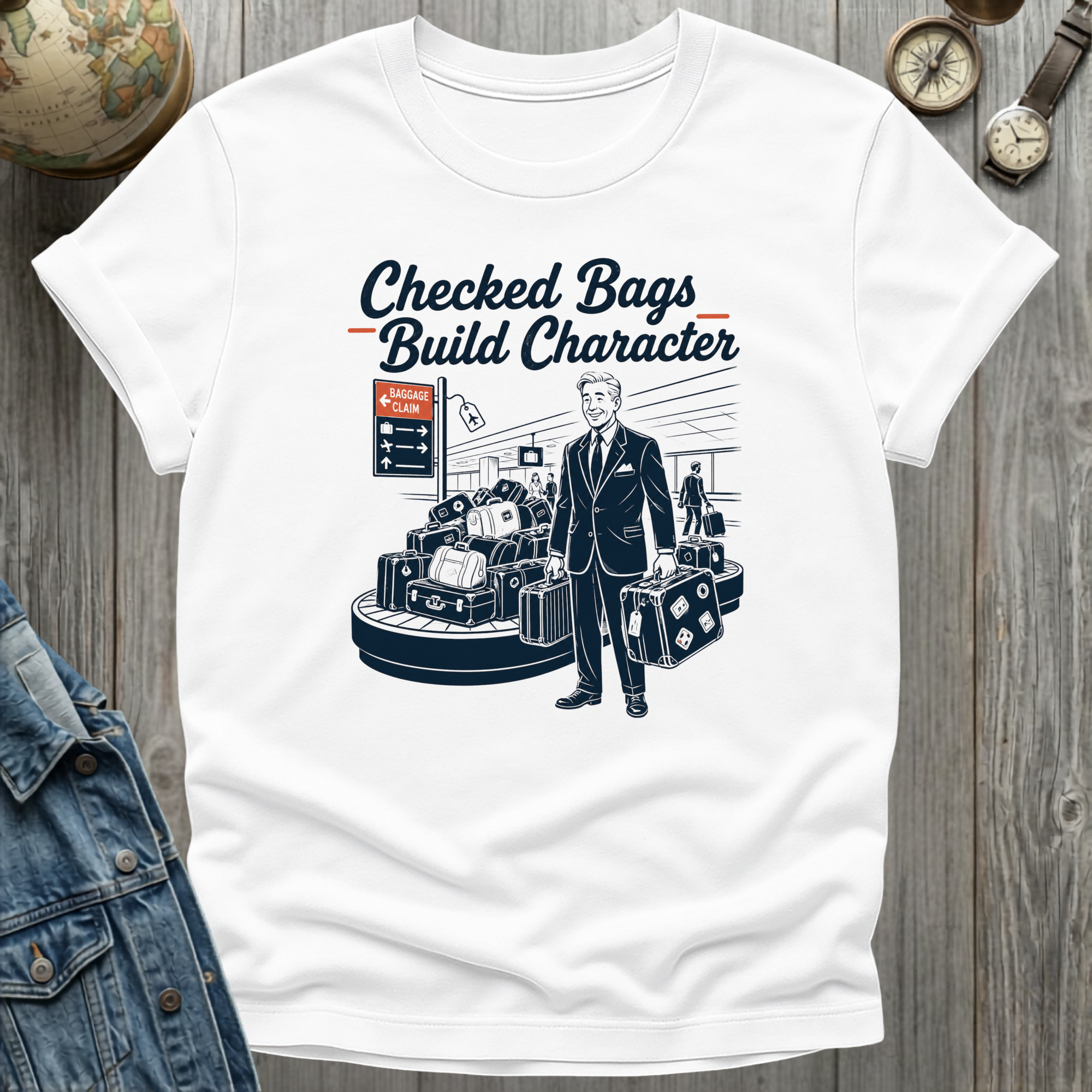 Checked Bags T-Shirt