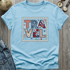Travel Faux Patchwork T-Shirt