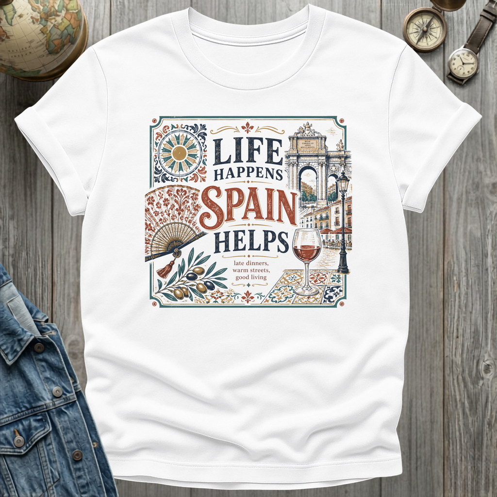 Spain Helps T-Shirt