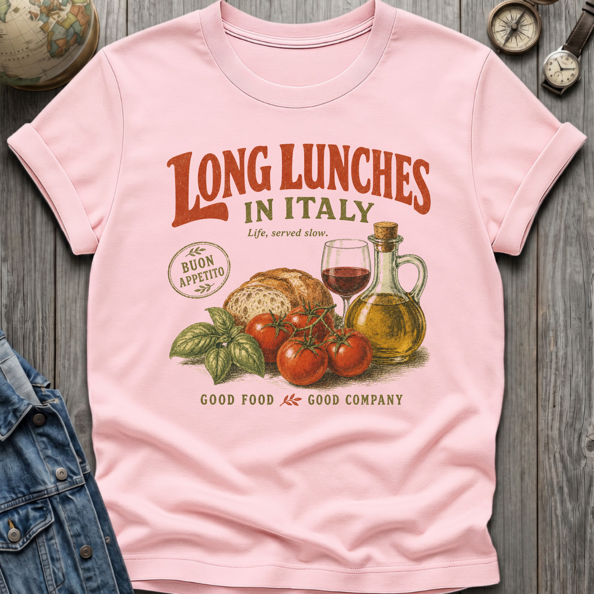 Long Lunches Italy T-Shirt