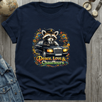 Peace Love Chauffeurs Raccoon T-Shirt
