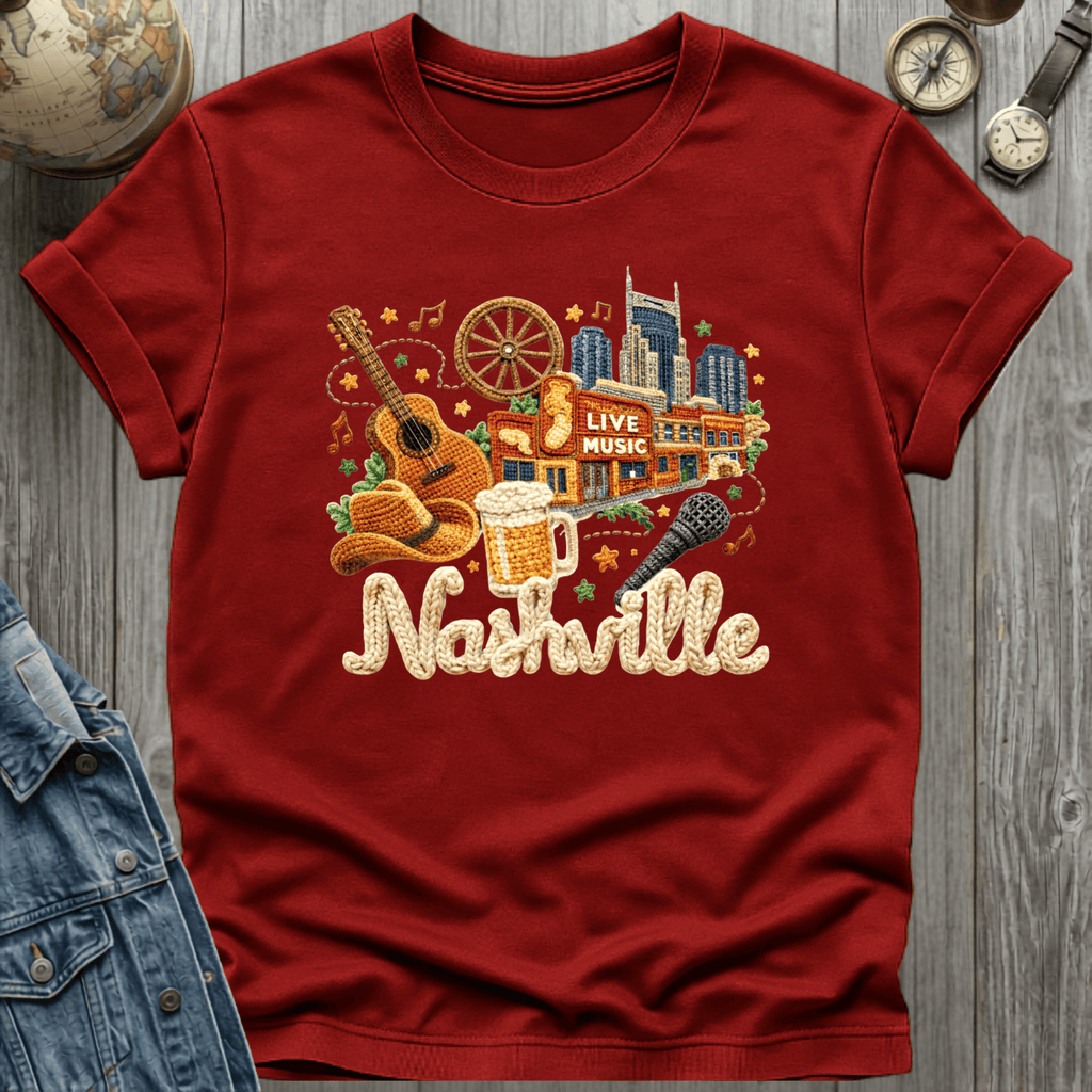 Nashville Faux Woven T-Shirt