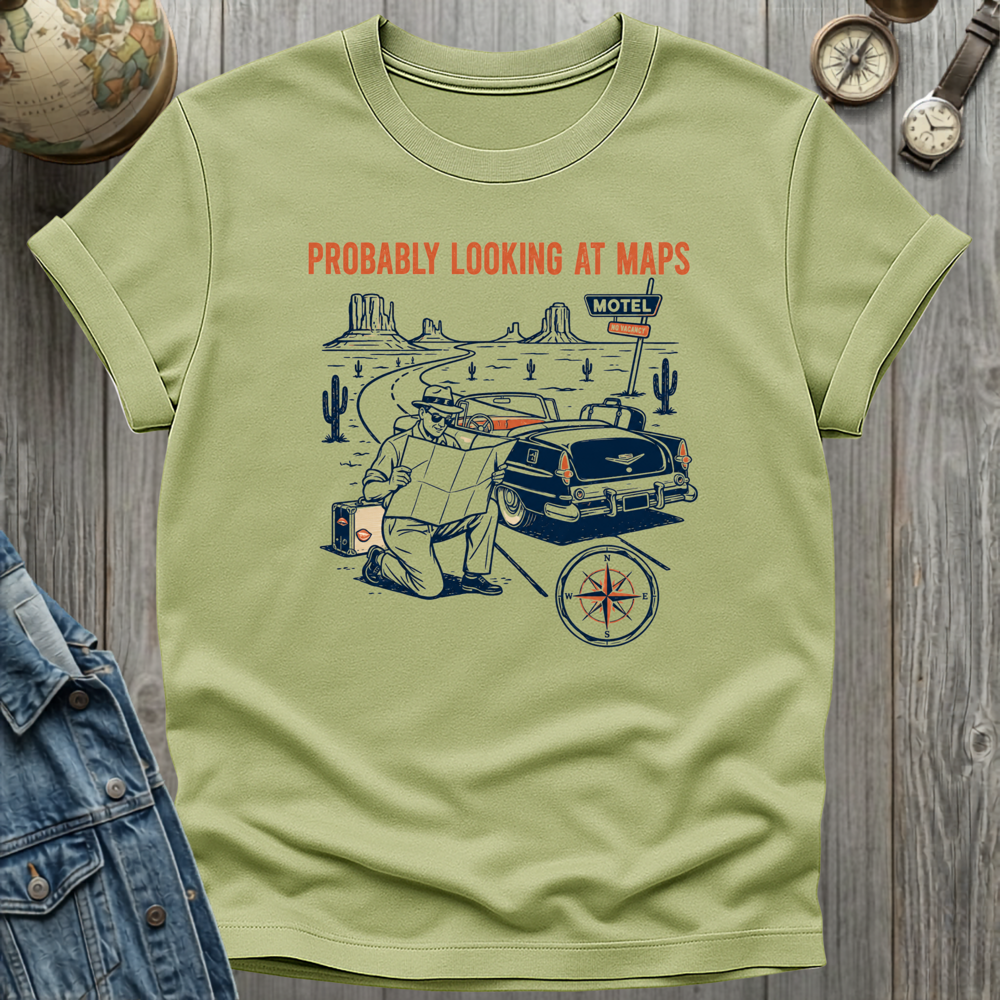 Looking at Maps T-Shirt