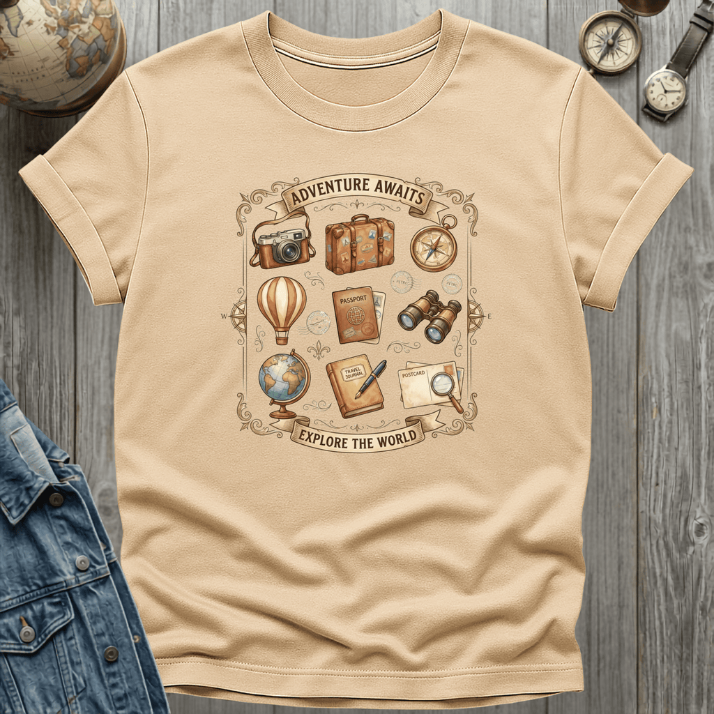 Old World Charm Travel T-shirt