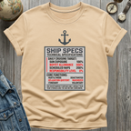 Ship Specs T-Shirt