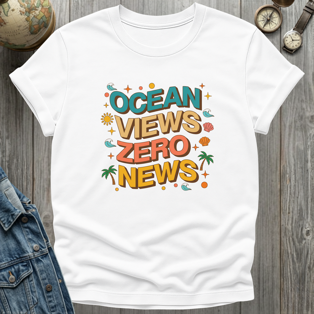 Ocean Views Zero News T-Shirt