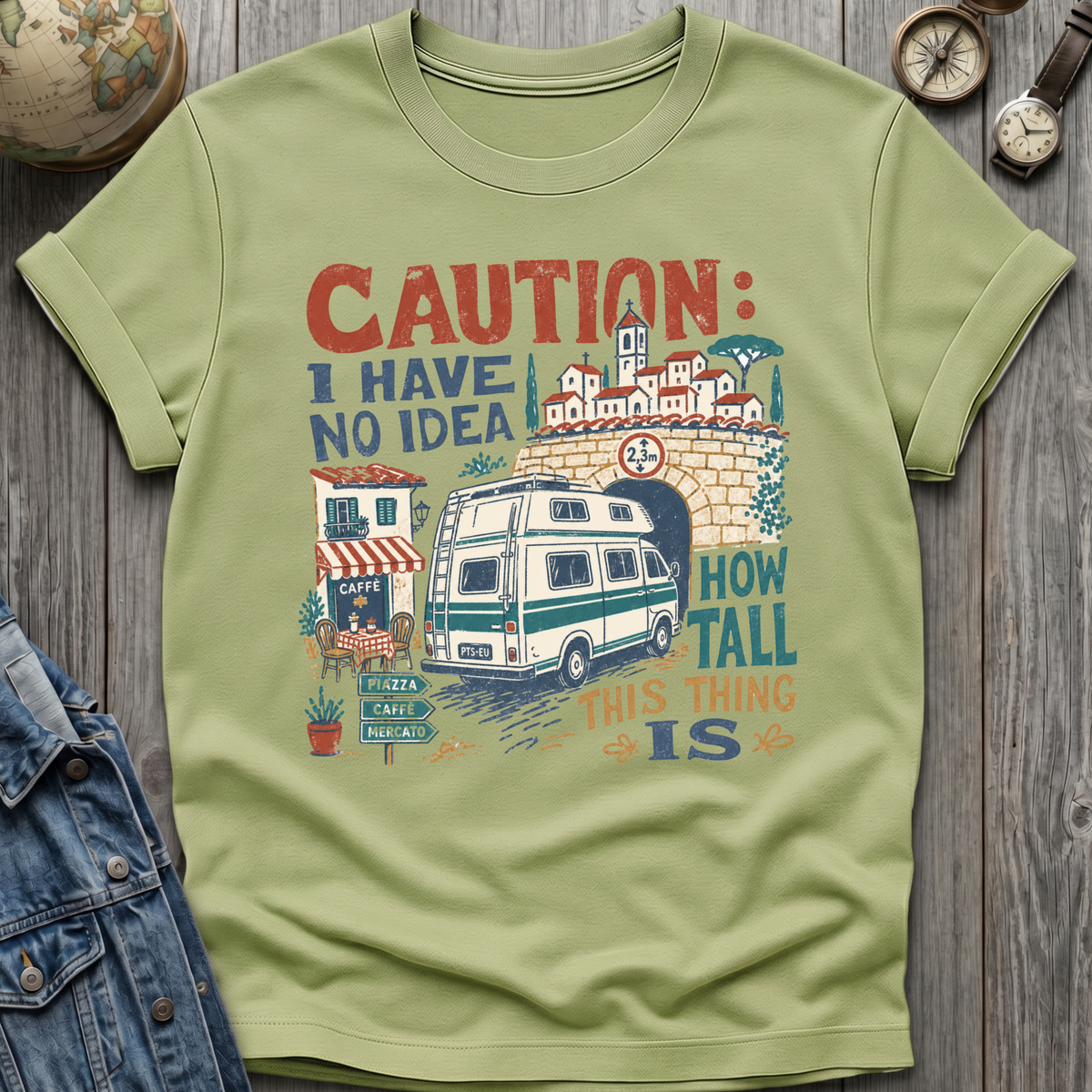 Caution No Idea T-Shirt