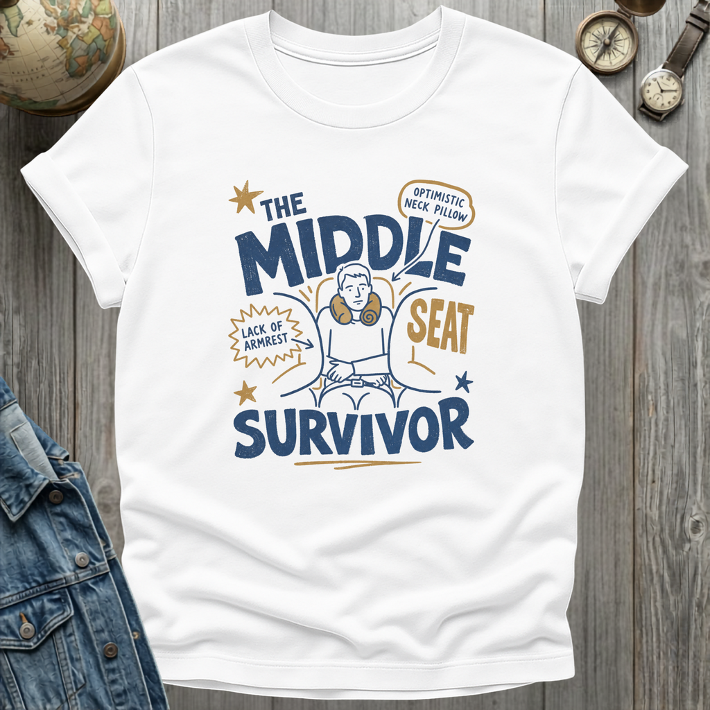Middle Seat Survivor T-Shirt