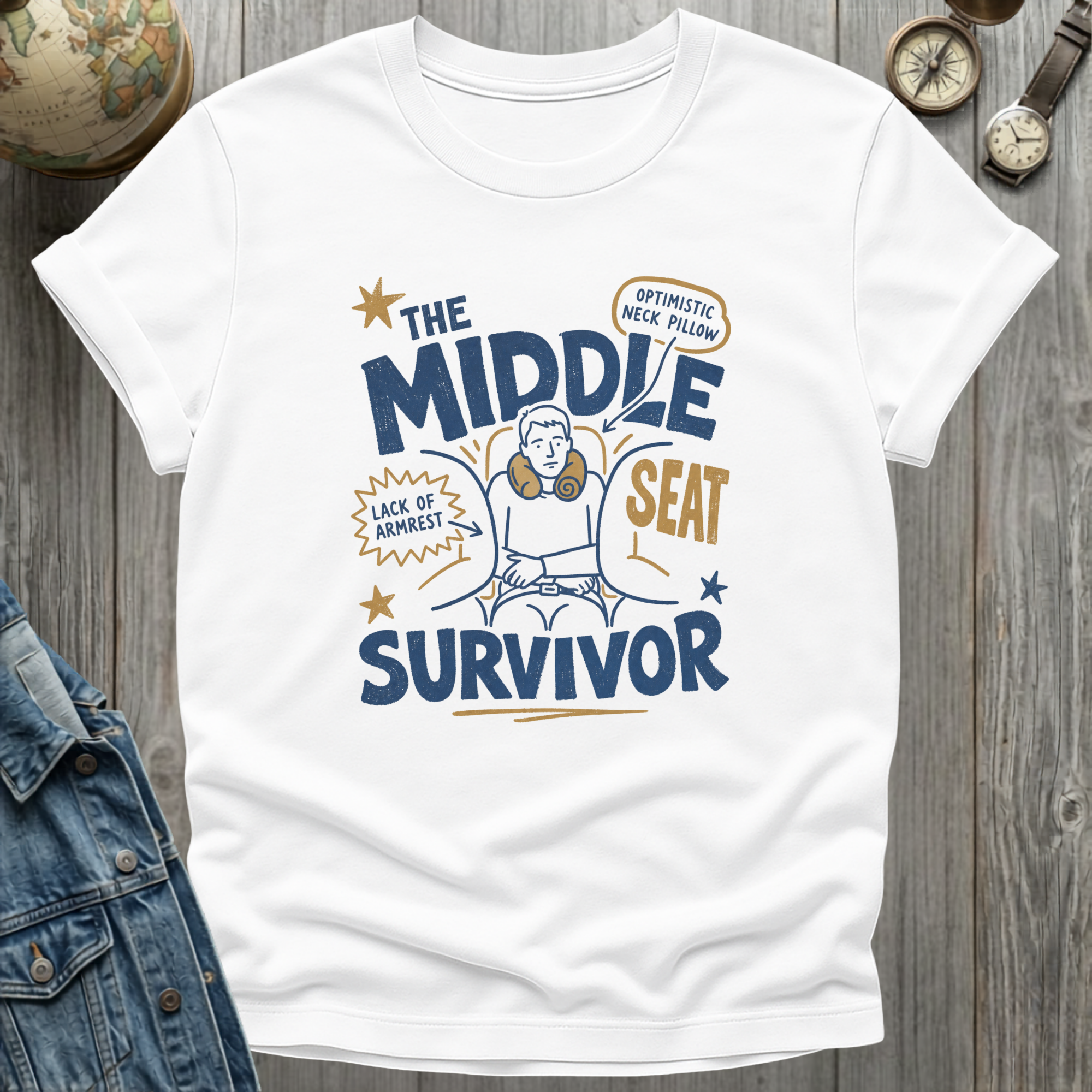 Middle Seat Survivor T-Shirt