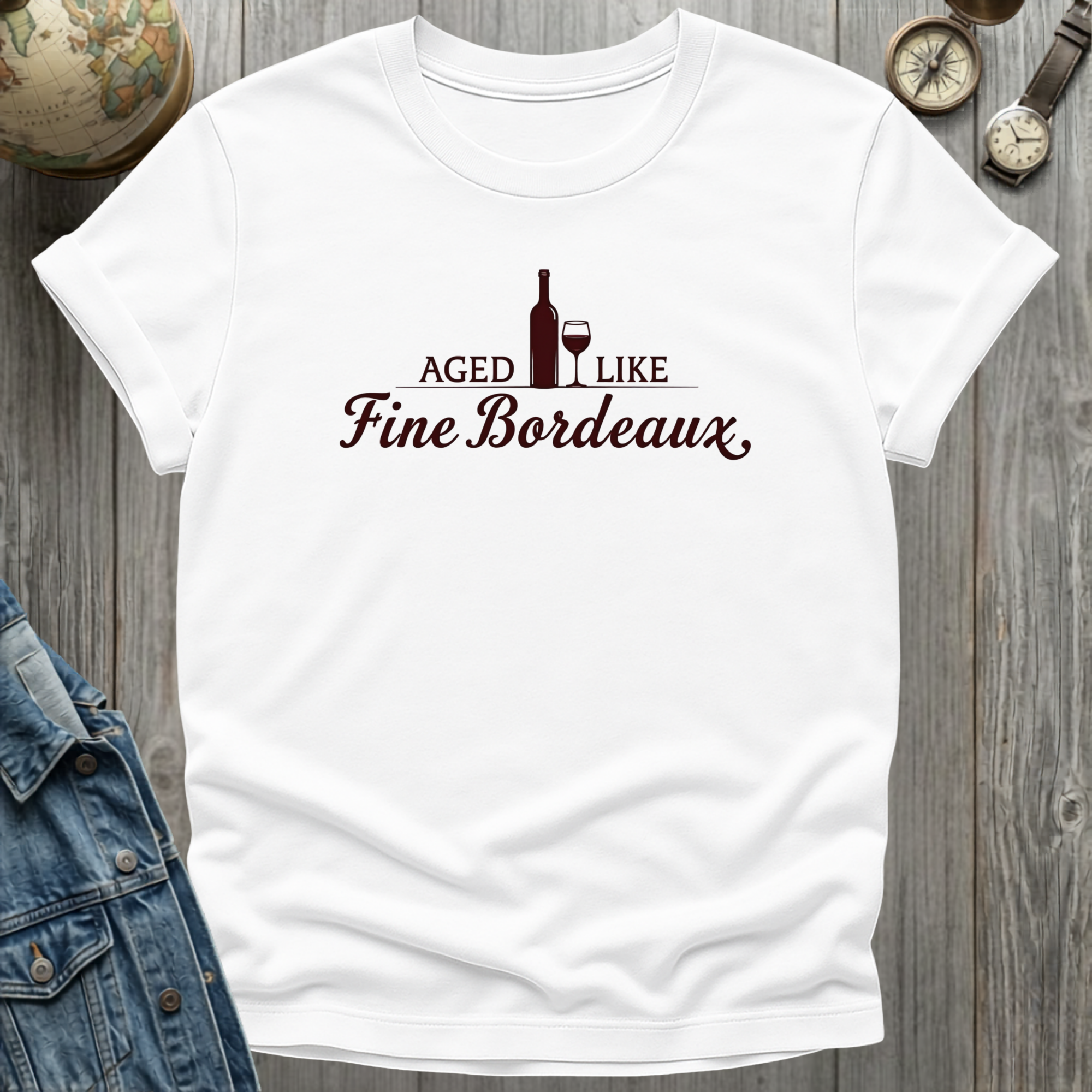Fine Bordeaux T-Shirt