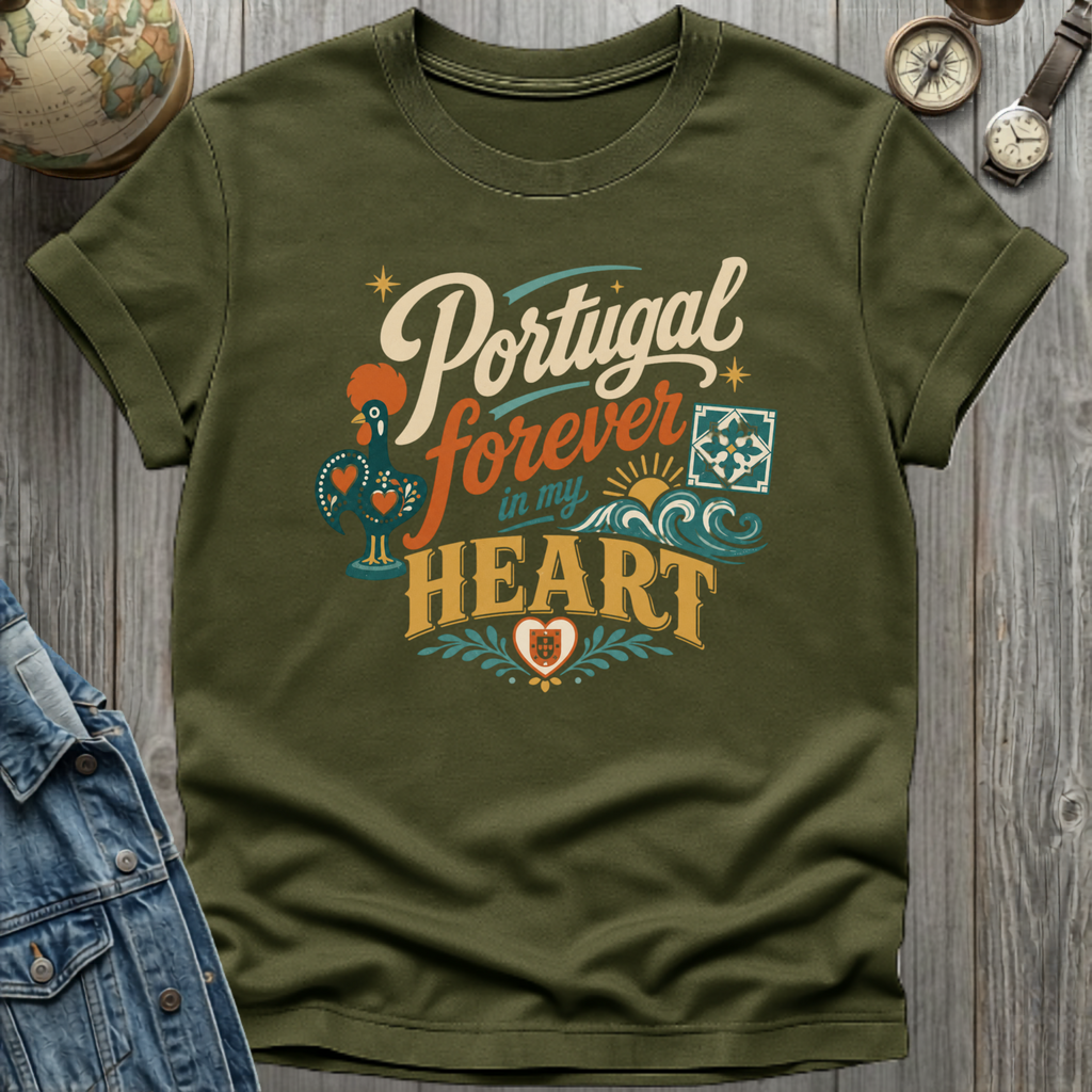 Portugal Heart T-Shirt