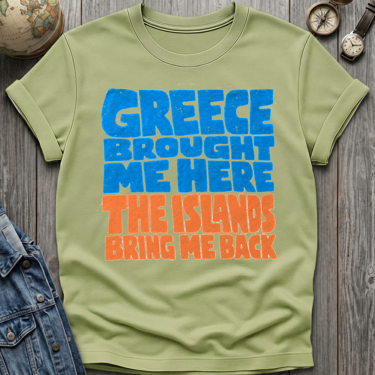 Greece Back T-Shirt