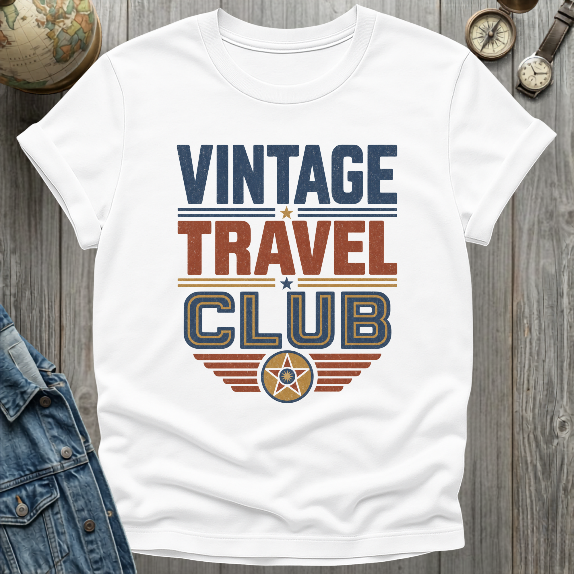Vintage Travel Club T-Shirt