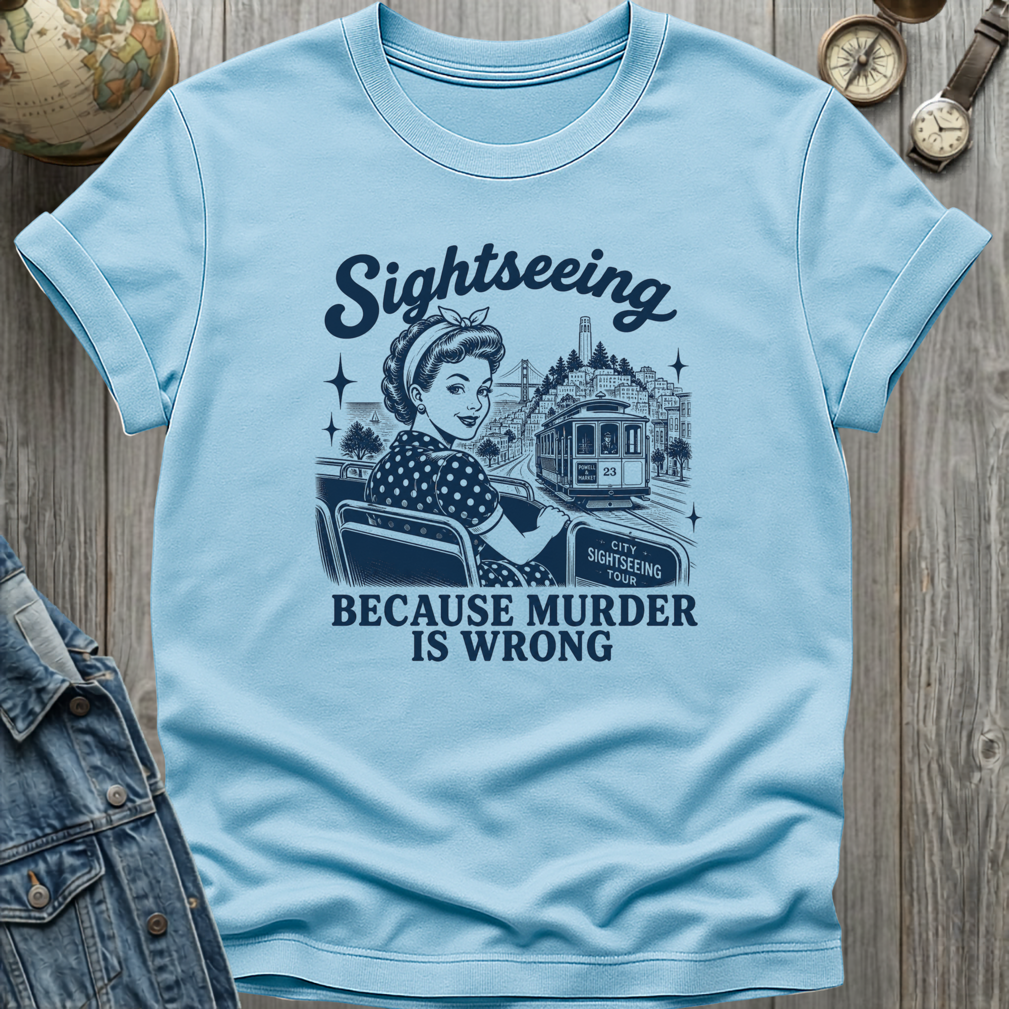 Sightseeing Murder T-Shirt