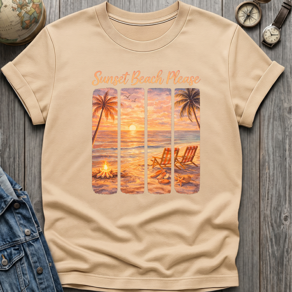 Sunset Beach Tee